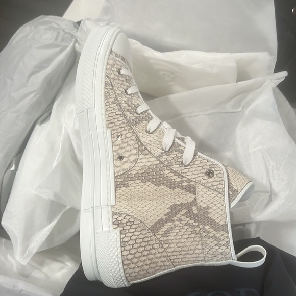 DIOR Python B23 High Top Sneakers Size 47 - Picture 5 of 17